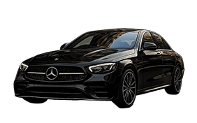 This image shows a black BMW 7 Series luxury saloon